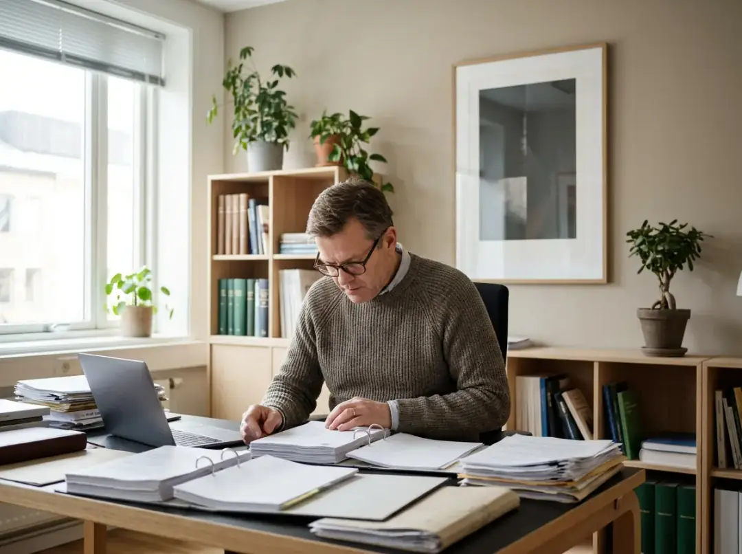 Regnskapsfører for advokat, illustrasjonsbilde fra faget