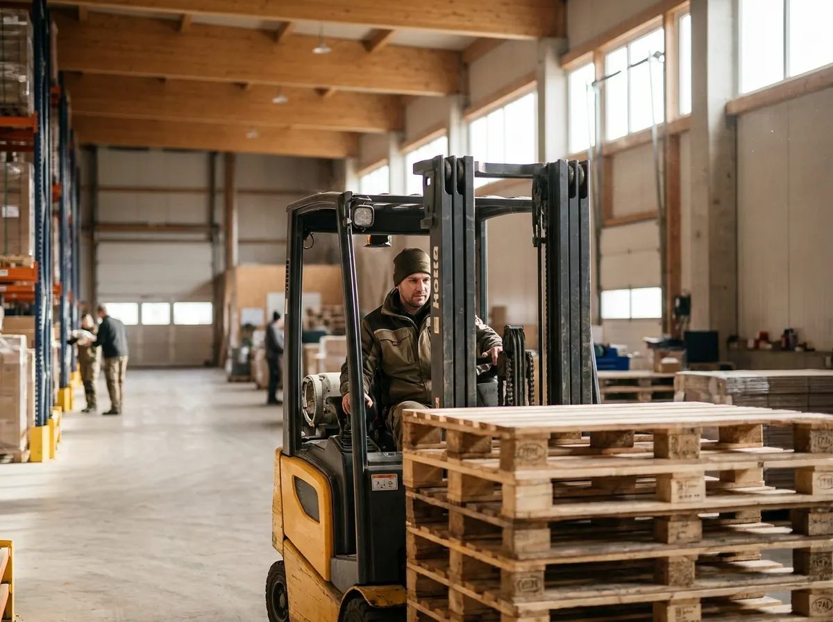 Regnskapsfører for lager og logistikk, illustrasjonsbilde fra faget