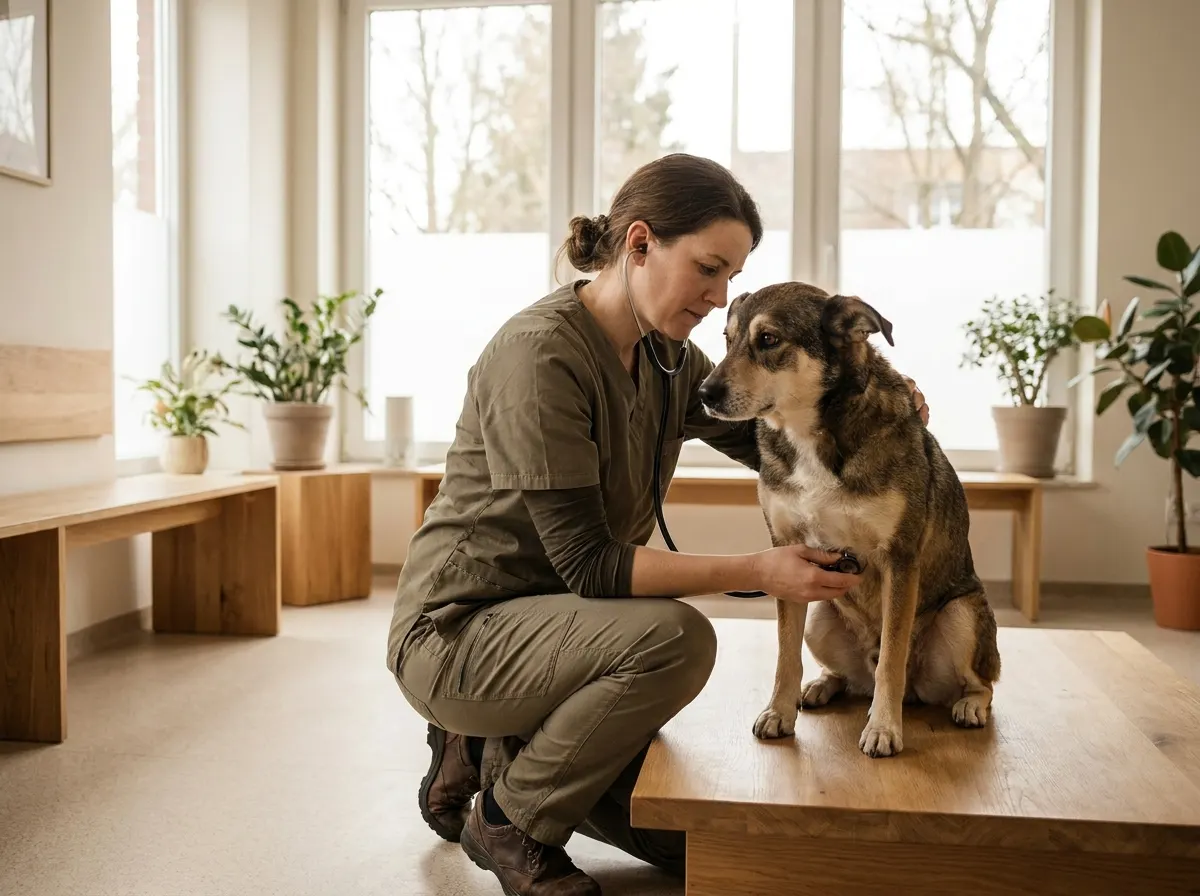 Regnskapsfører for veterinær, illustrasjonsbilde fra faget