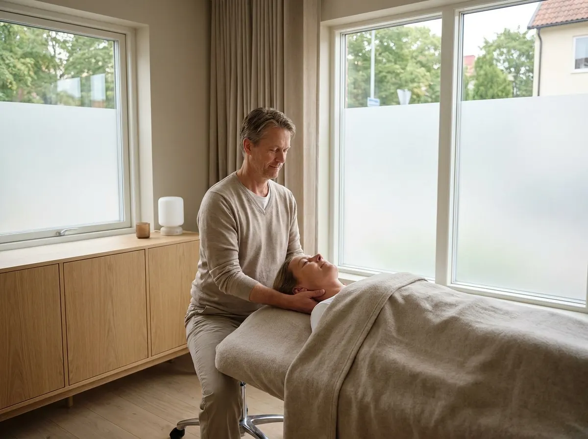 Regnskapsfører for osteopat, illustrasjonsbilde fra faget